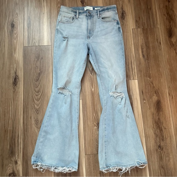 Celebrity Pink Denim - RE Generation Celebrity Pink Bootcut Flare Jeans Size 11 Autumn Wind Wash